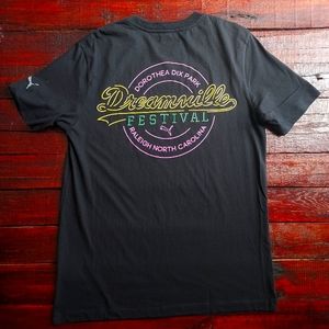 Puma X Chinatown Market Dreamville Festival Raleigh NC Neon Tee Shirt NWT